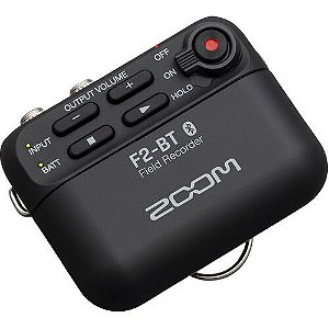 Zoom F2-BT Ultracompact Bluetooth-Enabled Portable Field Recorder with Lavalier Microphone