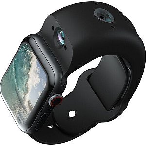 Wristcam Video Watch Band for Apple Watch (42/44/45mm, Black)
