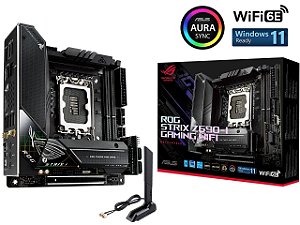 Placa Mãe Asus ROG Strix Z690-I Gaming WiFi 6E LGA 1700