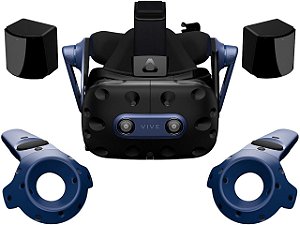 Óculos De Realidade Virtual (VR) HTC Vive Pro 2 Kit Virtual Reality System (OPEN BOX/PRODUTO DE MOSTRUÁRIO)