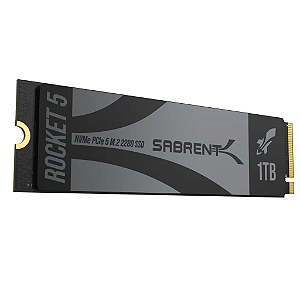SSD M.2 Sabrent Rocket 5 Gen5 1TB 14GBs (14000MBPs/12000MBPs)