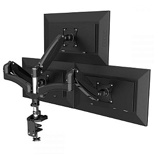 Suporte SLYPNOS Triple Monitor Mount Fully Adjustable Desk Free Stand