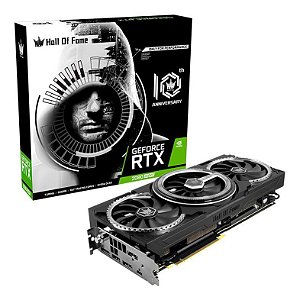 Placa De Vídeo Galax RTX 2080 Super HOF 10Th Anniversary Edition Black Teclab