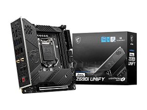 Placa Mãe MSI MEG Z590I Unify LGA1200