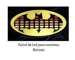 Painel de Led para camisetas: Batman