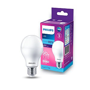 Lâmpada Led 13w=90w Philips Bivolt Branco Frio 6500k Bulbo