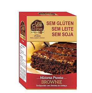Mistura para Brownie Sem Glúten Sem Leite Sem Soja