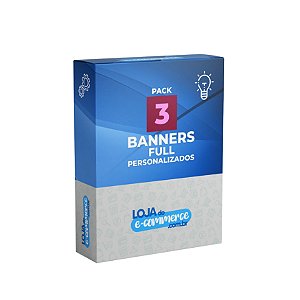 Pacote 3 Banners Full Personalizados
