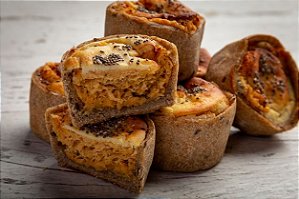 Mini Quiche Integral de Frango (06 unidades)