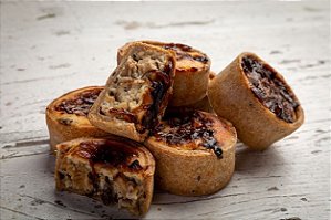 MIni Quiche Integral de Cogumelos (06 unidades)