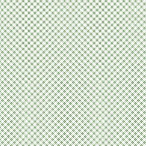 Tricoline Estampado Micro Xadrez Verde Claro, 100% Algodão, Unid. 50cm x 1,50mt