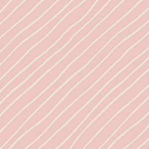 Tricoline Light Pink Diagonal, 100% Algodão, 50cm x 1,50mt