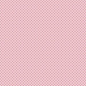 Tricoline Poá Peri Bege Fundo Rosa 100%Alg 50cm x 1,50m
