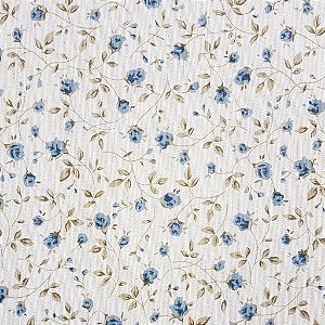 Cotton Linen Floral, 80% Algodão 20% Linho, 50cm x 1,52mt