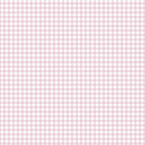 Tricoline Xadrez Rosa Candy, 100% Algodão, 50cm x 1,50mt