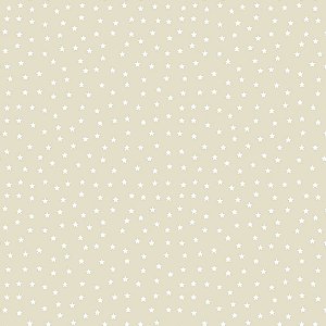 Tricoline Mini Estrelinhas Buttermilk Candy, 50cm x 1,50mt