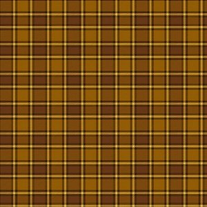 Tricoline Xadrez Edimburgo Caramelo 1, 100%Alg, 50cm x 1,50m