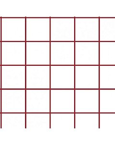 Tricoline Estampado Grid (Branco c/ Vinho), 100% Algodão, Unid. 50cm x 1,50mt