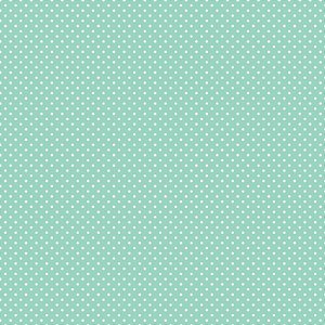 Tricoline Poá Peri Branco F. Verde Suave, 50cm x 1,50mt