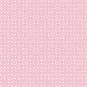 Tricoline Poá Peri Branco F. Rosa Claro, 50cm x 1,50mt