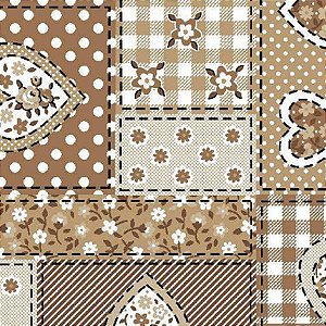 Marilinhas Tecidos - Tricoline - Patchwork