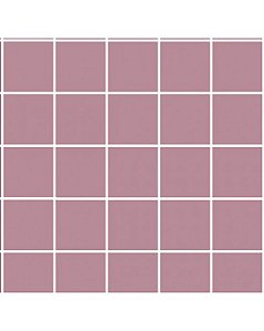 Tricoline Estampado Grid (Rosé c/ Branco) 100% Algodão 50cm x 1,50mt