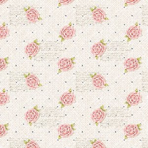 Tricoline Digital Mini Floral Romantic, 50cm x 1,50mt