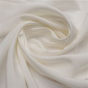 Tecido Viscose lisa (Off White) 100% Viscose 1mt x 1,40mt