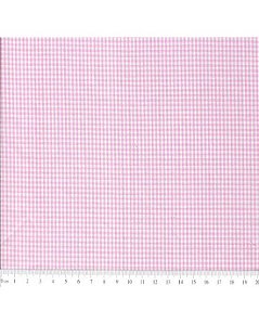 Tricoline Estampado Xadrez P1552-10 Rosa - Loja de Tecidos Online