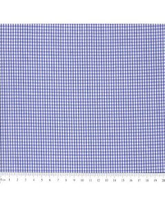 Tricoline Xadrez 1XM (Azul Royal) 100% Algodão 50cm x 1,50mt