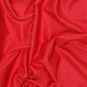 Tecido Brim Sarja Leve Vermelho 100% Algodão 50cm x 1,60mt