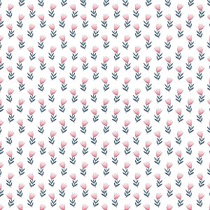 Tricoline Galinhas Folk 7, 100% Algodão, 50cm x 1,50mt