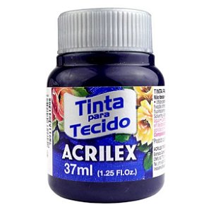 Tinta Para Tecido Acrilex Fosca 37ml - Azul Marinho