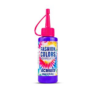 Tinta Acrilex Fashion Colors Aquarela Silk 60ml - Roxo