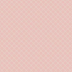 Tricoline Básico Fazendinha Rosa 100% Algodão, 50cm x 1,50mt