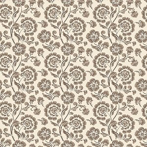 Tricoline Floral Country French 12, 100% Algod, 50cm x 1,50m