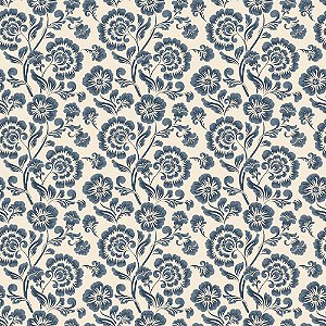 Tricoline Floral Country French 05, 100% Algod, 50cm x 1,50m