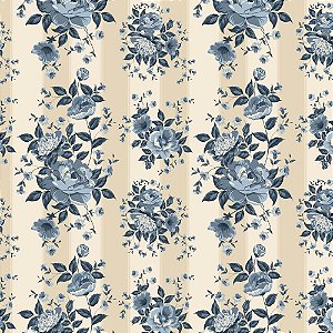 Tricoline Floral Country French 02, 100% Algod, 50cm x 1,50m
