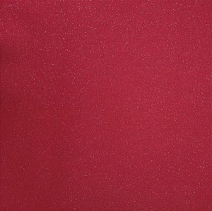 Tricoline Liso Ibi Vermelho Natal com Gliter, 50cm x 1,50mt