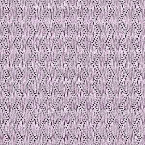 Tricoline Estamp. Tricô Digital Lilás, 100%Alg 50cm x 1,50mt