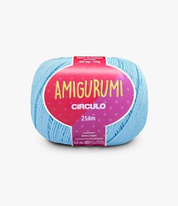 Fio Amigurumi 125gr - Círculo - Cor 2012 Azul Candy - 254mt