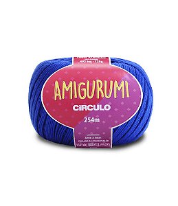 Fio Amigurumi 125gr - Círculo - Cor 2829 Azul Bic - 254mt