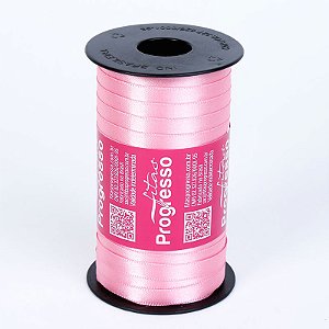 Fita De Cetim Rosa Escuro Progresso CF001 - 7mm - 100 Metros