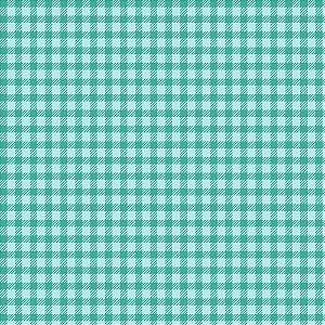 Tricoline Xadrez Verde Piscina, 100% Algodão, 50cm x 1,50mt