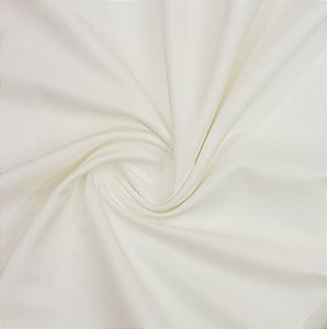 Tecido Sarja Off White 100% Algodão 50cm x 1,60mt