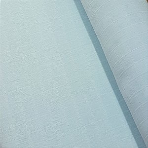 Tecido Fralda Mini Quadriculado Azul BB 100% Alg 50cm X 75cm