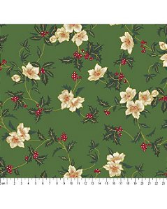 Tricoline Natal Gold 31 (Verde) 100% Alg 50cm x 1,50mt