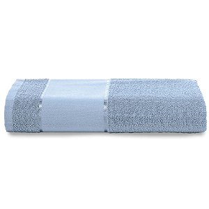 Toalha de Banho Felpuda Azul, 100% Algodão, 70cm x 1,40cm