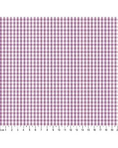 Tricoline Xadrez Pequeno Fio Tinto Roxo 50cm x 1,50mt