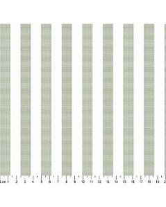 Tricoline Fio Tinto Listrado 230 Verde Nalva 50cm x 1,50mt